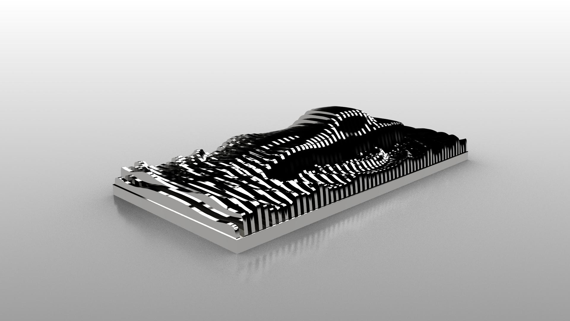3D Parametric Wavy Wall Decor Digital Files for CNC and Printers - Etsy