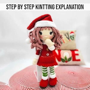 Crochet Elf Doll Patterns, Crochet Pattern Doll, Crochet Pattern Doll,Amigurumi Elf Patterns, Amigurumi Elf, Valentine&#39;s Day Crochet Pattern