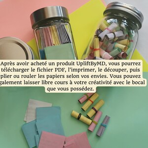 Quran Verse Emotional Support
Islamic Inspirational Jar
Daily Quran Reminder
Spiritual Upliftment Gift
Islamic Gift for Healing
Quranic Quotes Jar
Motivational Quran Cards
French Read Me When, French Quran Verses, French Islamic Jar Read Me, French Quran Jar, French Islam Quran