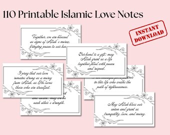 Islamic Love Notes for Husband: Quran-Inspired Marriage Gift (PDF Downloadable)