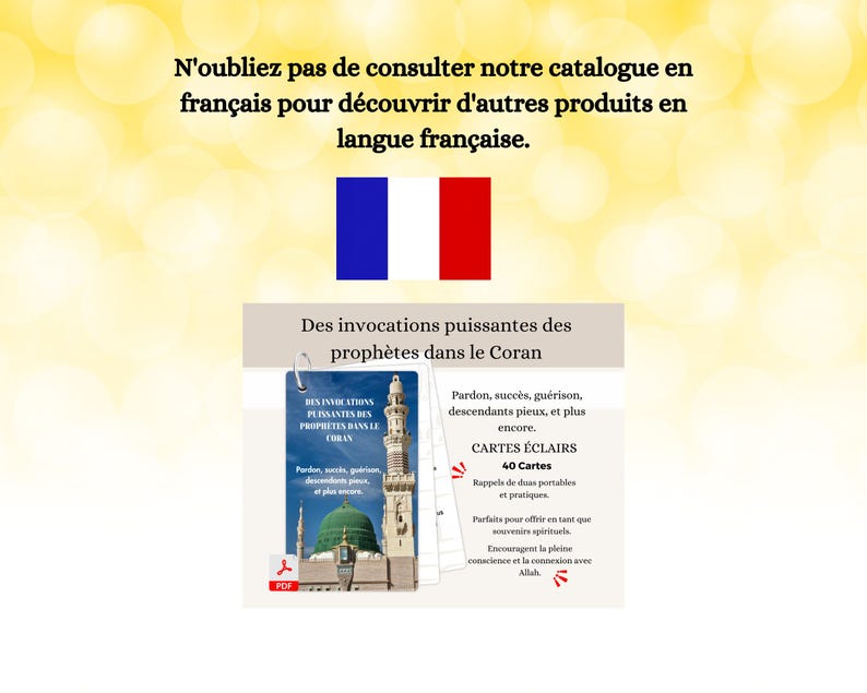 Quran Verse Emotional Support
Islamic Inspirational Jar
Daily Quran Reminder
Spiritual Upliftment Gift
Islamic Gift for Healing
Quranic Quotes Jar
Motivational Quran Cards
French Read Me When, French Quran Verses, French Islamic Jar Read Me, French Quran Jar, French Islam Quran