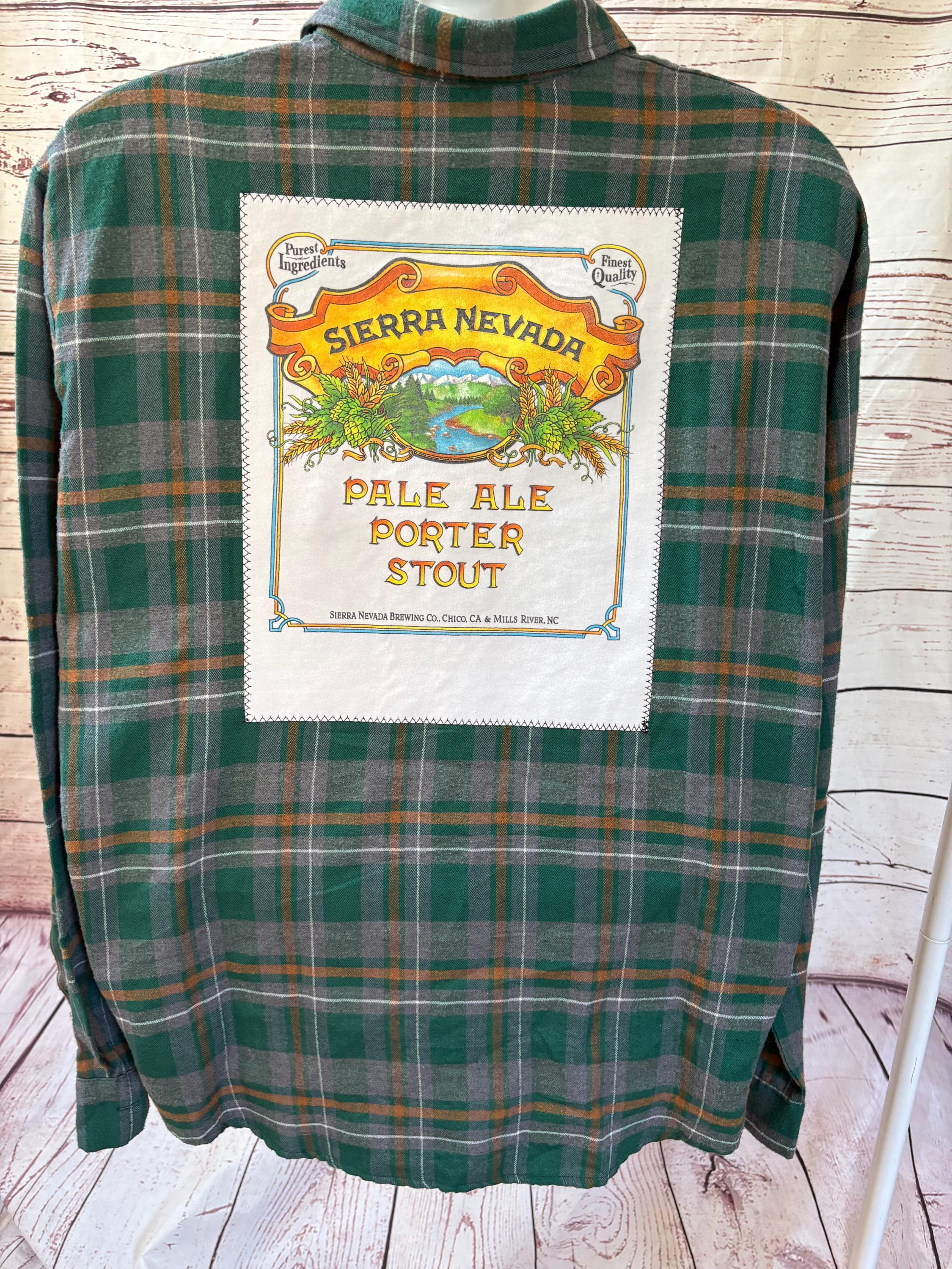 T-Shirt Sierra Nevada Brewing - Logo Détressé Noir - Taille S (Chest 33") - Occasion Très Bon État