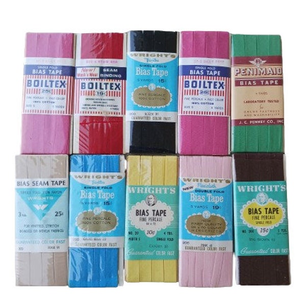 Vintage Bias Tape  New in Package Your Choice of Colors Sealed