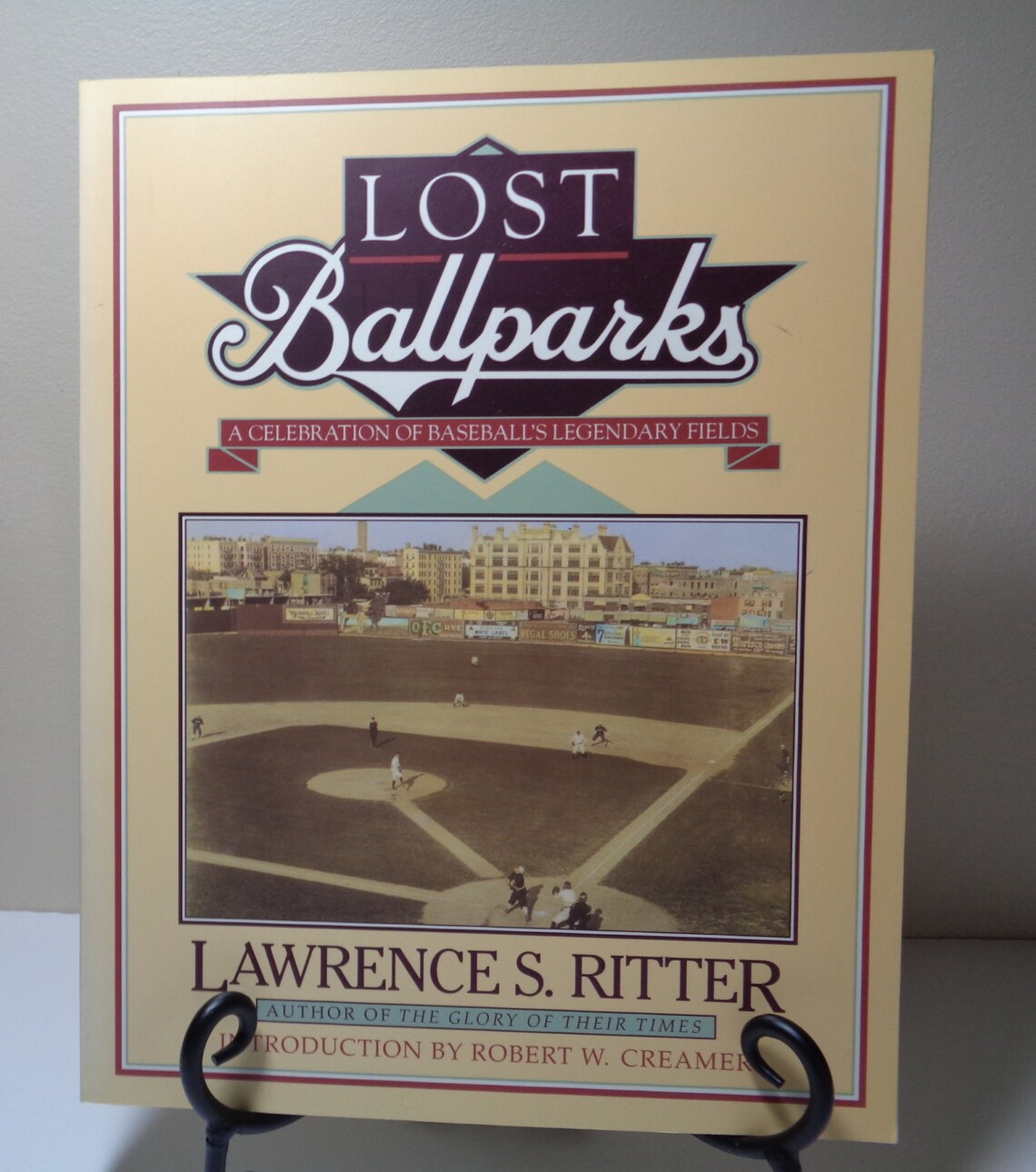 Lost Ballparks Vintage Book Baseball Parks Free Shipping Etsy