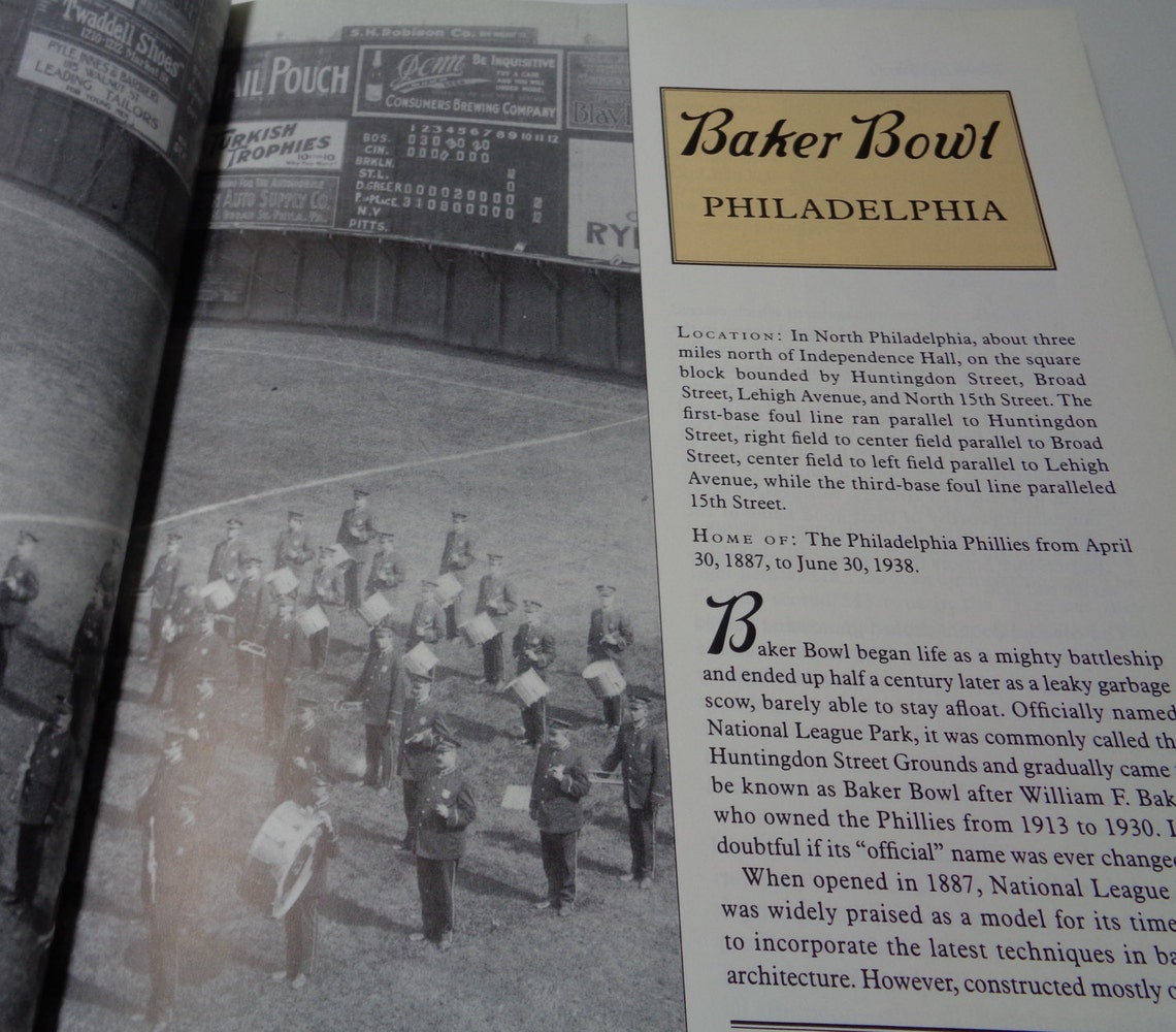 Lost Ballparks Vintage Book Baseball Parks Free Shipping Etsy