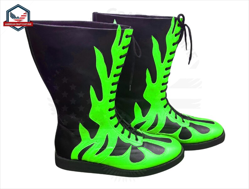 Lace-Up Wrestling Boots