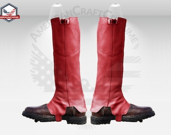 Boba Fett Inspired Leather Boot Cover, Bo-katan Kryze Boots Cover