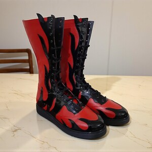 Custom Wrestling Lace Up Boot