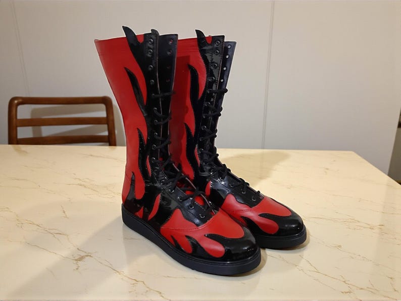 Custom Wrestling Lace Up Boot