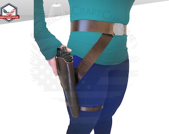 Ceinture troglodyte sabine, ceintures Holster en cuir, installation de ceinture Star Wars, étui en cuir gun, armure troglodyte sabine, ceinture mandalorienne, mando mandalorien