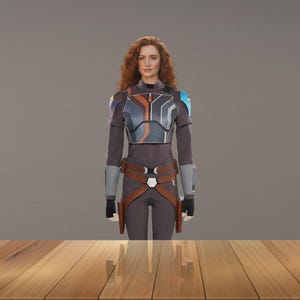 Sabine Wren Ahsoka Inspired Leather Utility Belt | Handmade Mandalorian Cosplay Costume Belt with Pouches | Star Warrior Gear