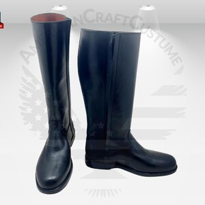 Black Horse Riding Boots