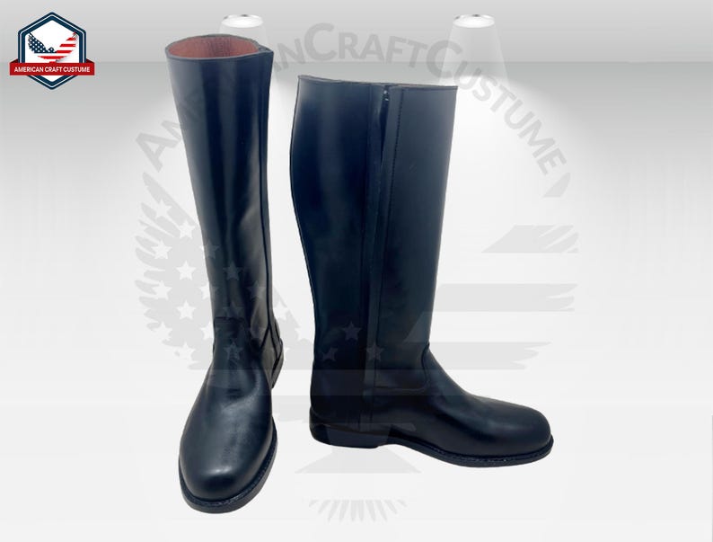 Black Horse Riding Boots