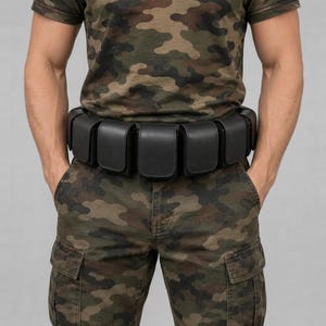 Batman Utility Belt | Tactical Cosplay Waist Belt Pouches | Superhero Combat Gear | Handmade Leather Ammo Belt | Custom Fit Men