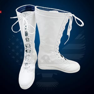 Men Wrestling Boots | Tall Boots With Rubber Sole | Custom Wrestling Boots | Lace Up Boots | Mens Handmade Boots | Pro Wrestling Boots