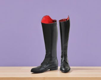 Handmade Riding Shoes For Men, Long Horse Riding, Leather Equestrian Boots, Custom Made Riding Boots, Mens Tall Riding Boot for Husband Gift