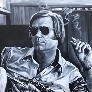 Stretched Canvas PRINT of George Jones oil painting