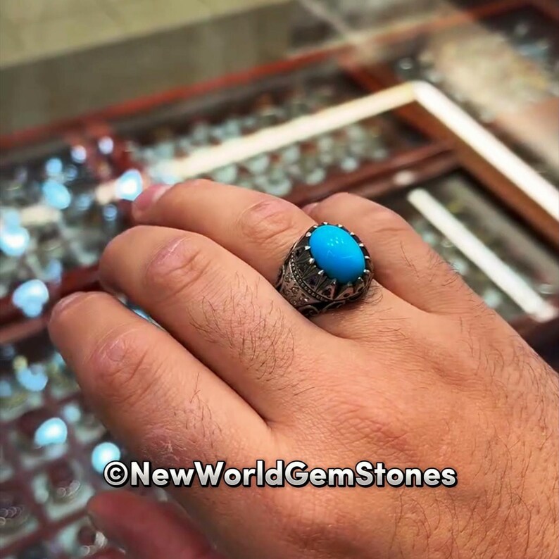 Original Neeshapuri Feroza Ring 925 Sterling Silver Handmade Ring Gift ...