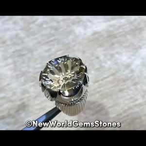 Beautiful White Gemstone Men Ring Real 925 Sterling Silver Gemstone Ring Gift for Men