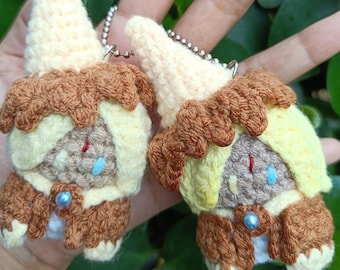 Last stock! Crochet Cookie-Themed Hero Keychain | Handmade Amigurumi Bag Charm
