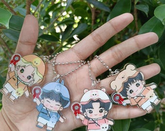 Fabric Strap Idol Keychain | Kpop Fan Gift Merch