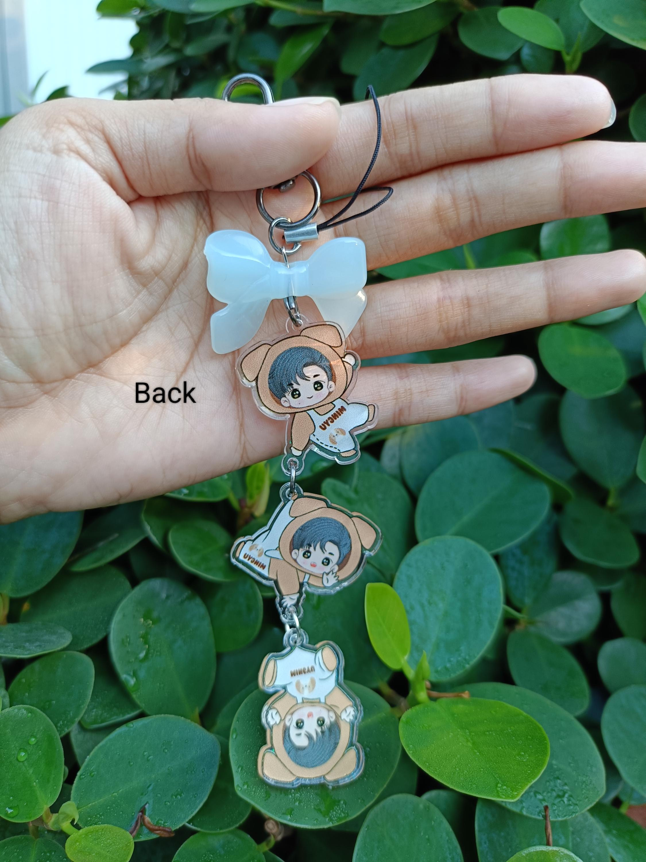Idol Keychains Handmade Crochet K-pop Idol Keychain & Phonestrap – Chibi Amigurumi ...