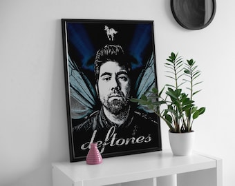 Deftones I watched you change, White Pony poster, colourful & bold wall art.