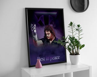 The Undertaker, Rest in peace, wrestling fan poster