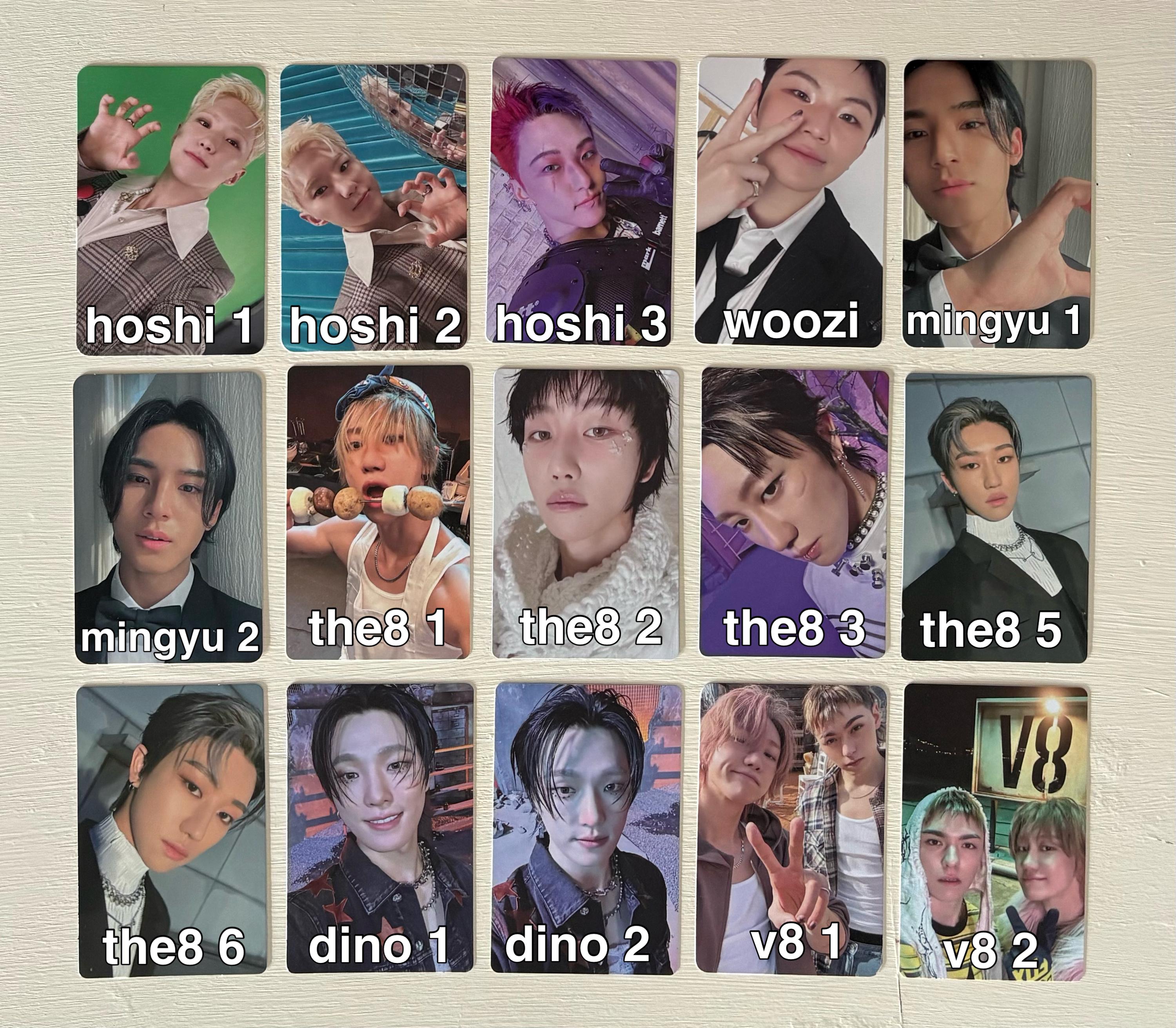 Seventeen the 8 Photocards - Etsy