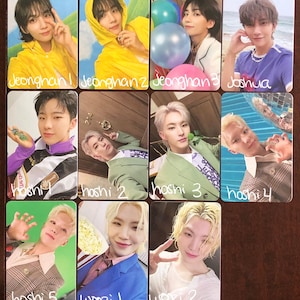 Official Seventeen Album Photocards