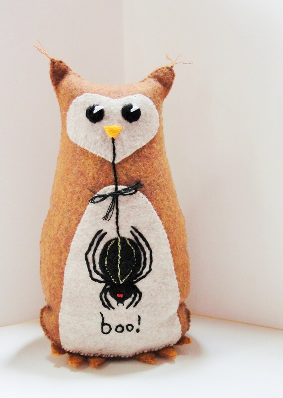 large stuffed owl