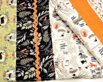 Woodland Animals Baby Quilt: "Woodland Celebration" Party Theme