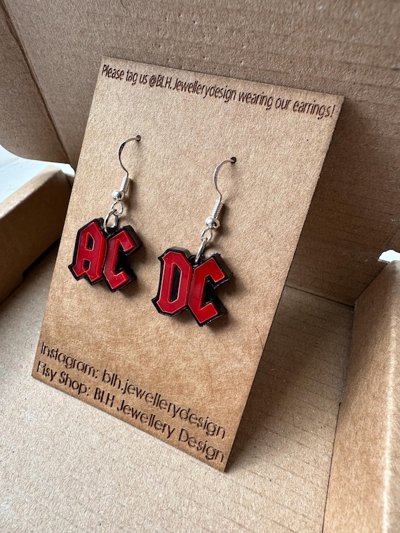 AC/DC Dangle Earrings