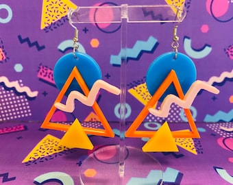 Memphis Design Ohrringe