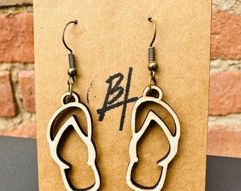 Flip Flop Dangle Earrings