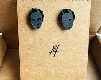 Jonny Rotten Silhouette Stud Earrings