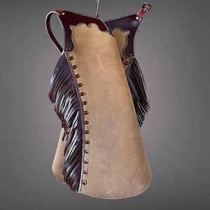 Women&#39;s 100 % Geniune Suede Leather Western Style Chap Fringes, Leather Pant, Mountain Leather Chap, Riding Chaps, Rodeo Leather Chap