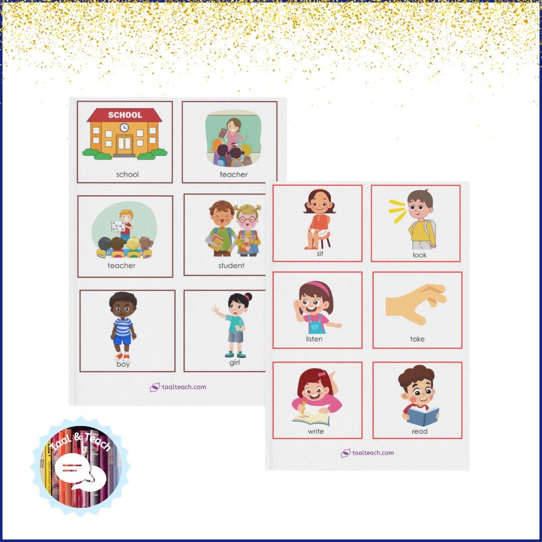ESL English for Beginners Printable Bundle - Etsy