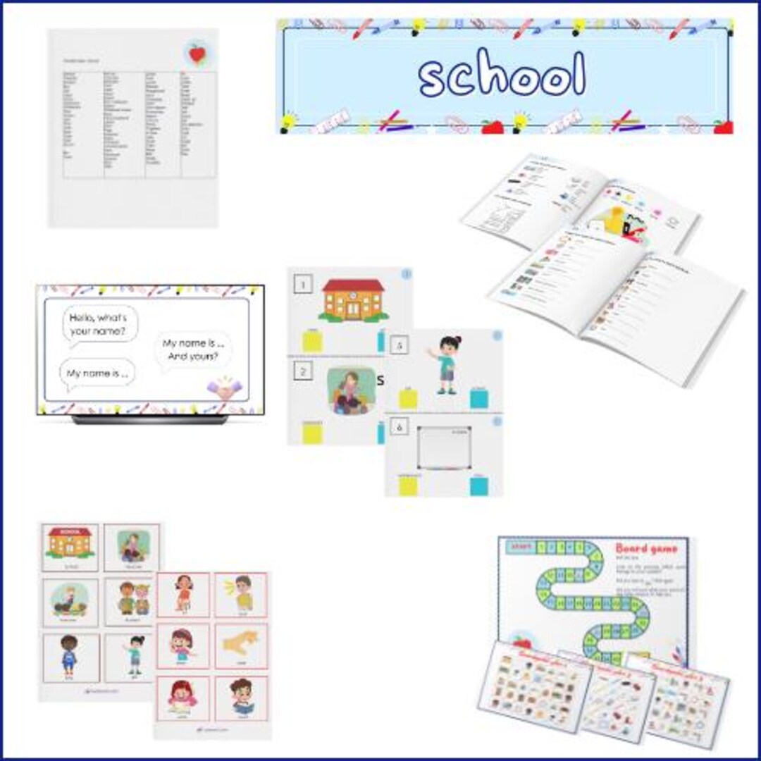 ESL English for Beginners Printable Bundle - Etsy