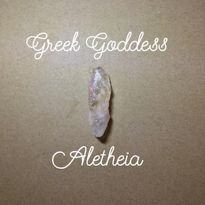 Clear Quartz, transmuted by Goddess Aletheia, the Greek Goddess of Truth
