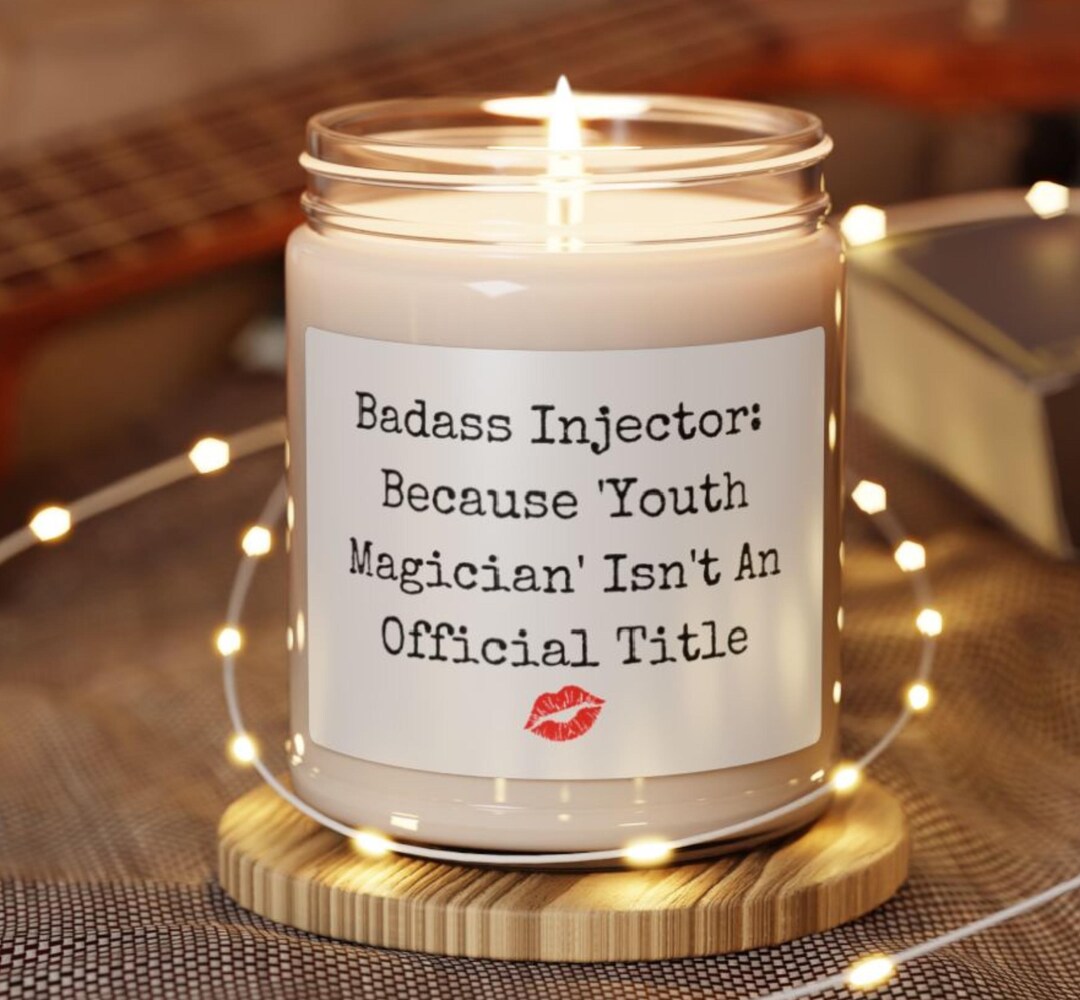 Medspa Gift Injector Gifts Funny Botox Candle Aesthetic Nurse Gift ...