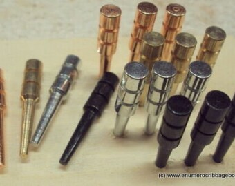 Black Copper 400 Metal Cribbage Pegs for 1/8" holes SIlver 4 Colors: Gold Black Copper 400 Metal Cribbage Pegs for 1/8" holes SIlver 4 Colors: Gold