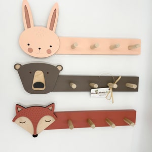 Woodland Fox Hanger, Forest Animal room decor, Fox wall art, Animal Kids Decor, Woodland Nursery, image 9