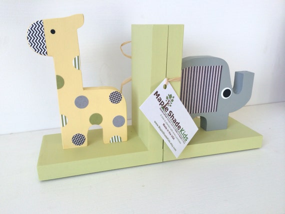 safari bookends for nursery