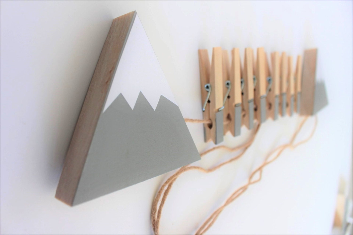 Mountain Art Display Clips Adventure Nursery Mountain Etsy