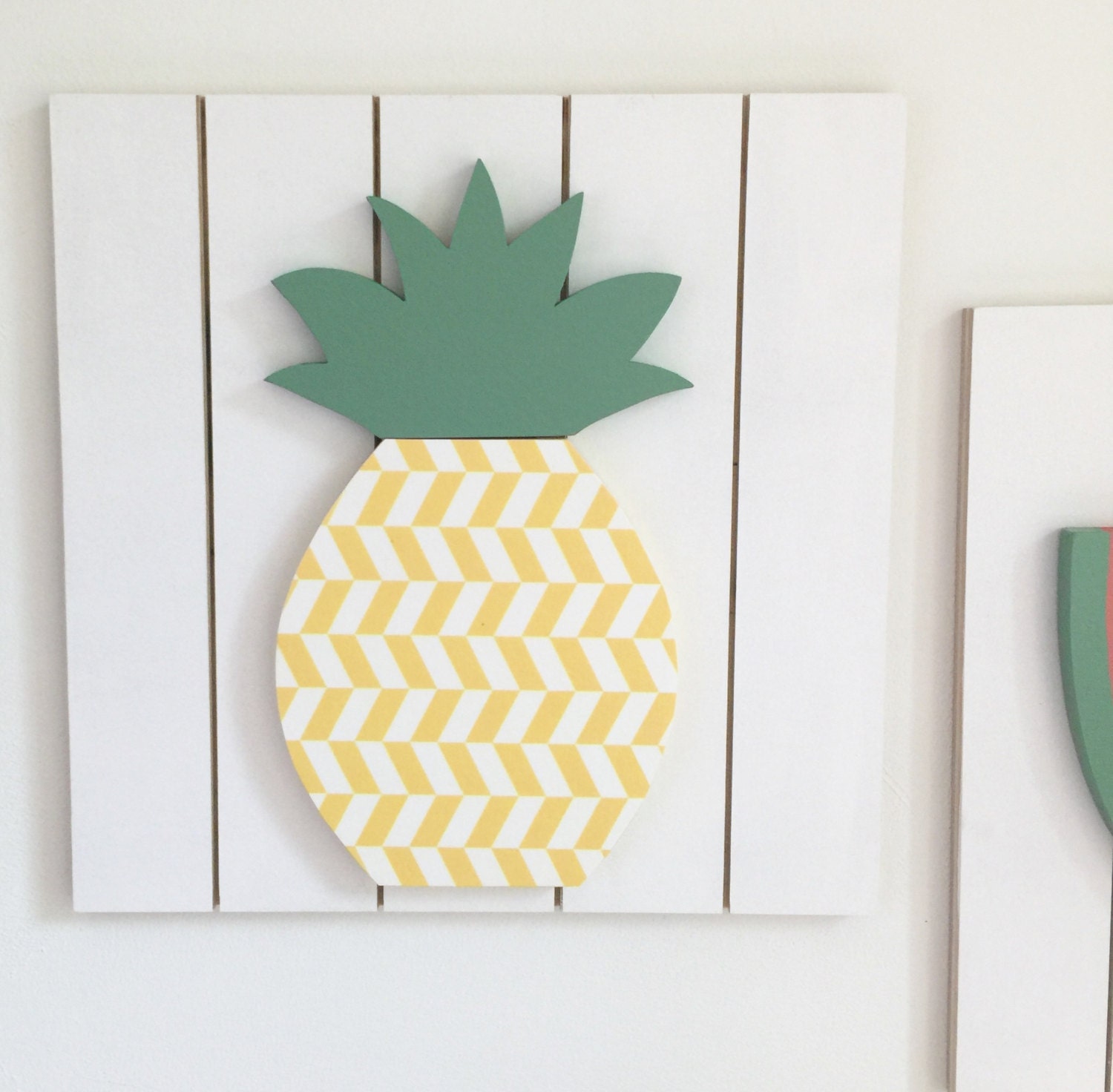 Pineapple Wall Art Kids Wood Fruit Pineapple Wall Art Kids Wood Fruit Wooden Nursery Decor Teen Kitchen