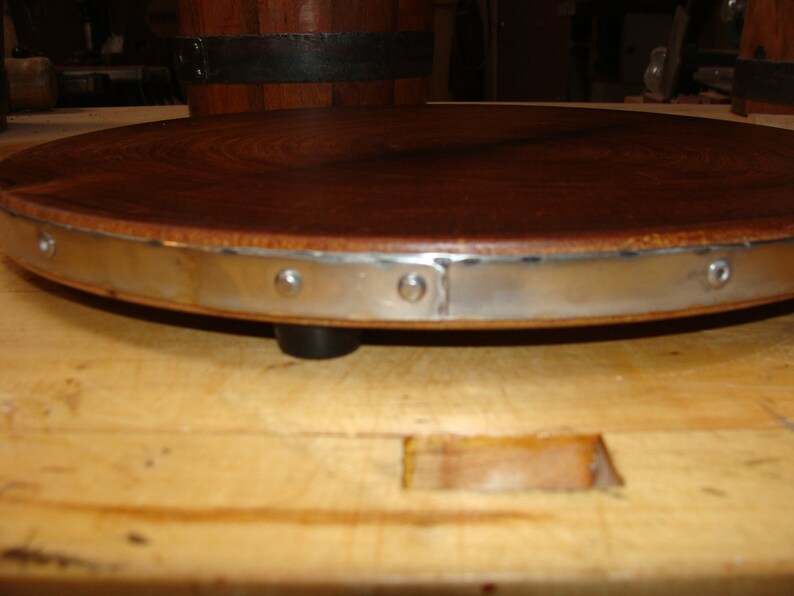 End Grain Mesquite Wood Round Cutting Board 12.5 X Etsy