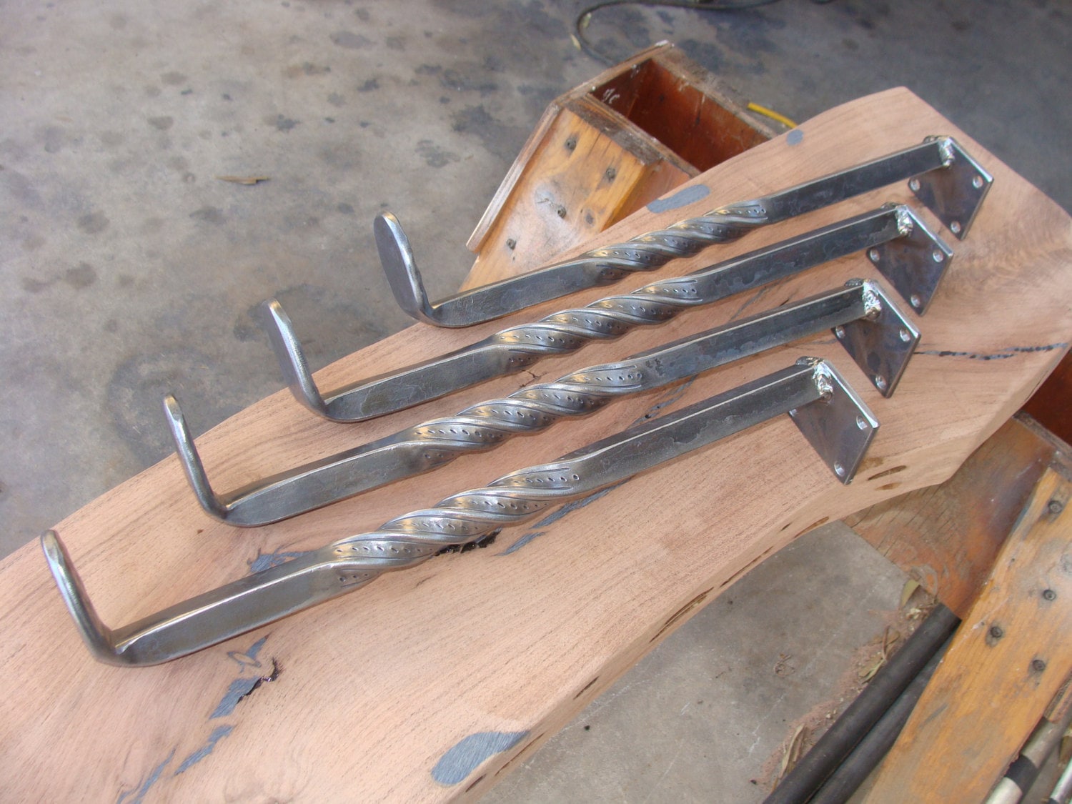 Hand forged table legs deals