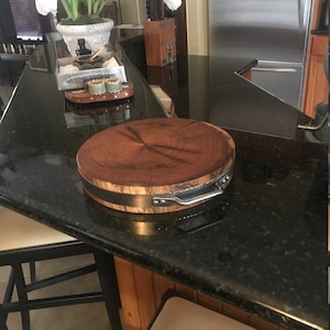 Double sided Mesquite Cutting Board with two handles