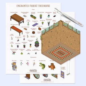 DIY Tiny 3D Sticker Kit Designed for Building Miniature Worlds